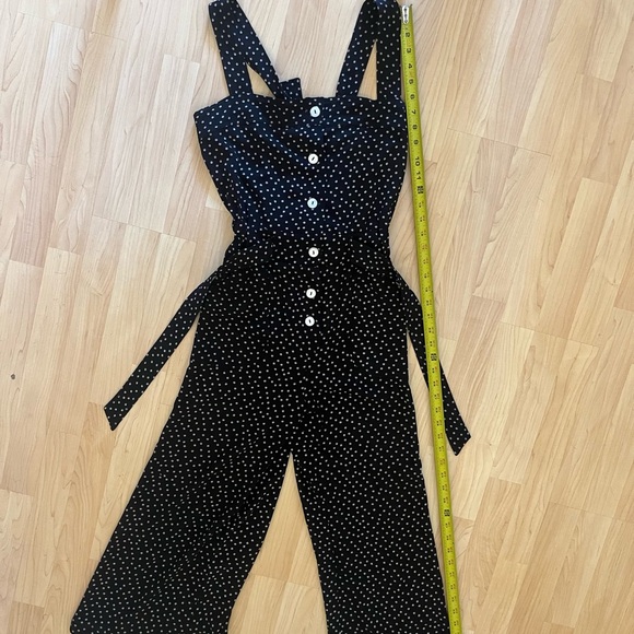 Ayla Navy Polka Dot Romper - Picture 4 of 6